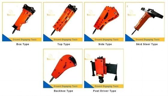Excavator Hydraulic Breaker Hammer Furukawa And Soosan Series HB20G HB30G F22 SB70N SB81 SB121 SB131