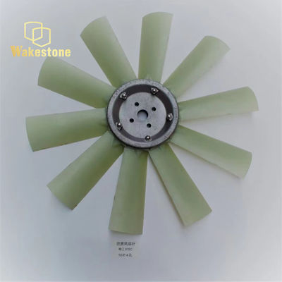 Liugong 915C Excavator Fan Blades For Heat Dissipation And Temperature Reduction 4 Hole 10 Blades