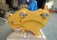 Heavy Duty Hydraulic Quick Hitch Quick Coupler For Excavator 420kg Yellow Color