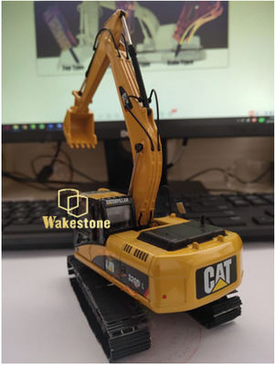 1:50 Scale Diecast Excavator Model , Mini Bucket Crawler Excavator Toy