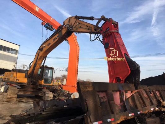 Metal Rotating Hydraulic Excavator Shears Abrasion Resistant Steel OEM