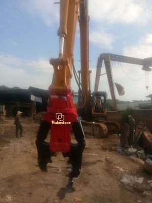 Excavator hydraulic shears double cylinder hydraulic shears