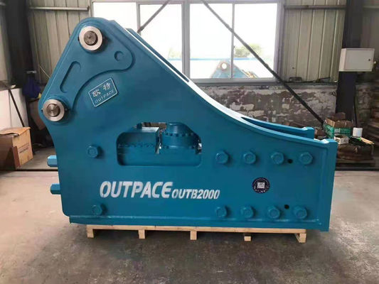 Powerful Percussion 25L/Min Excavator Breaker Hammer 1400 bpm