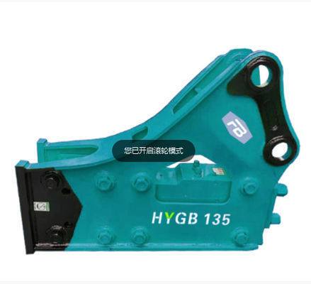 Powerful Percussion 25L/Min Excavator Breaker Hammer 1400 bpm