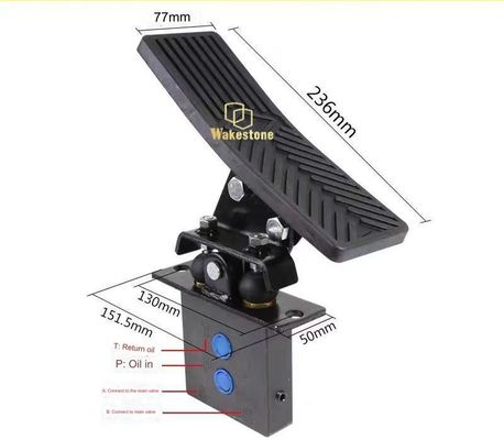 Hydraulic Breaker Pipe Assembly Foot Control Valve