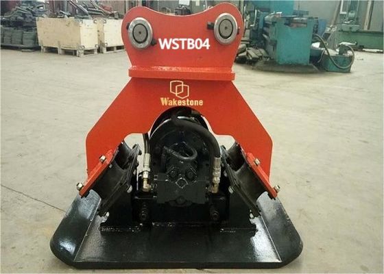 Vibration Proof Hydraulic Plate Compactor For Excavator 45 Degree Inclined