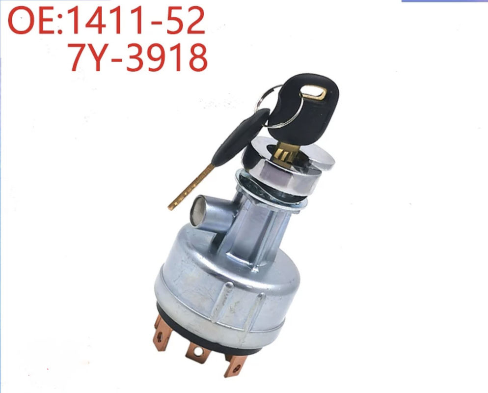 Excavator Electrical Accessories For CAT320 CAT307 Switch Starter Ignition Key Switch 1411-52 7Y-3918