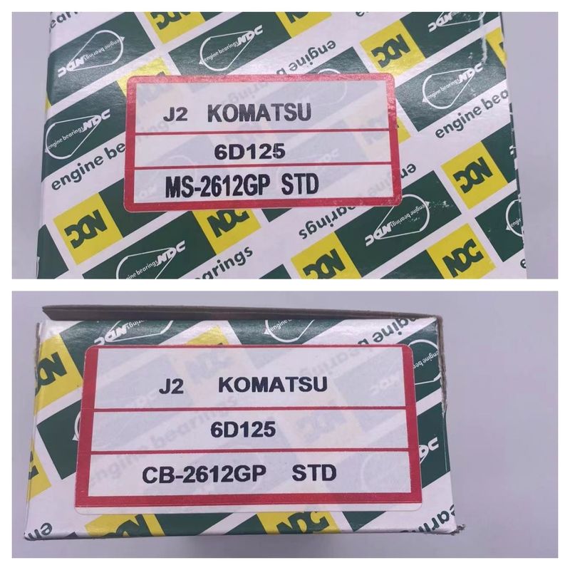 Komatsu 6D125 Excavator Engine Parts STD Main Bearing Connecting Rod Bearing MS-2612GP CB-2612GP