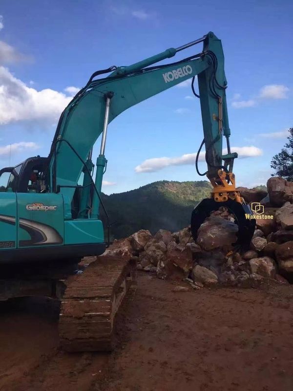 Excavator Attachment Heavy Duty Hydraulic Rock Grab Suitable For 20T 30T Excavator
