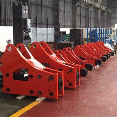 Seitenart Klammer-hydraulischer Unterbrecher für Bergbau/das Brechen des Felsen-Unterbrecherhammers SB121/SB131